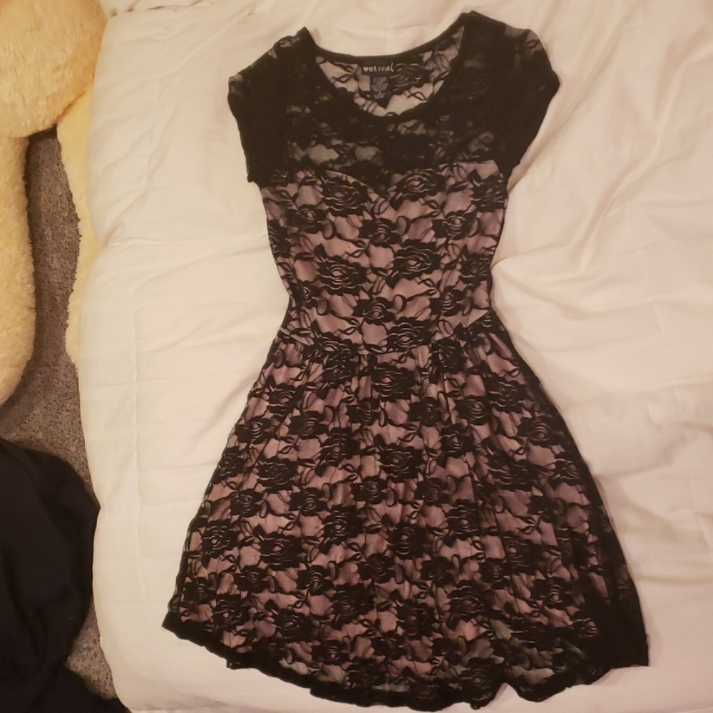 Wetseal Rose Lace Dress